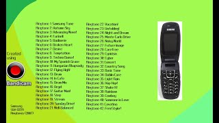 Samsung SGH-D229 Ringtones (2007) on MCP-MA7! | PART ONE! | FAKE/FANMADE FLIP PHONE!