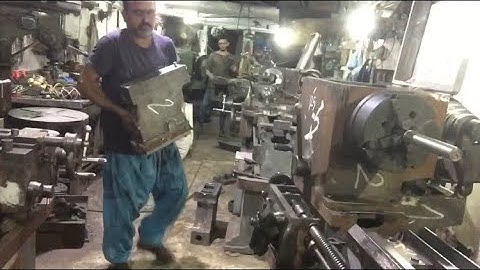 Amazing trick lathe machine tail stock boring part of lathe machine tech lathe working #technology