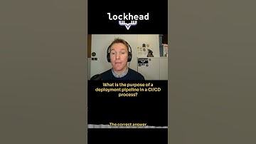 #quiz What is the purpose of a deployment pipeline in a CI/CD process? #cicd