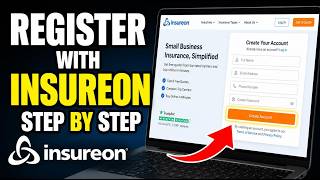 How to register with Insureon for business insurance application - Step By Step