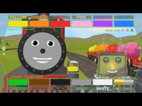 Help Shawn The Train teach the robot about colors! (Learn 13 Colors!)