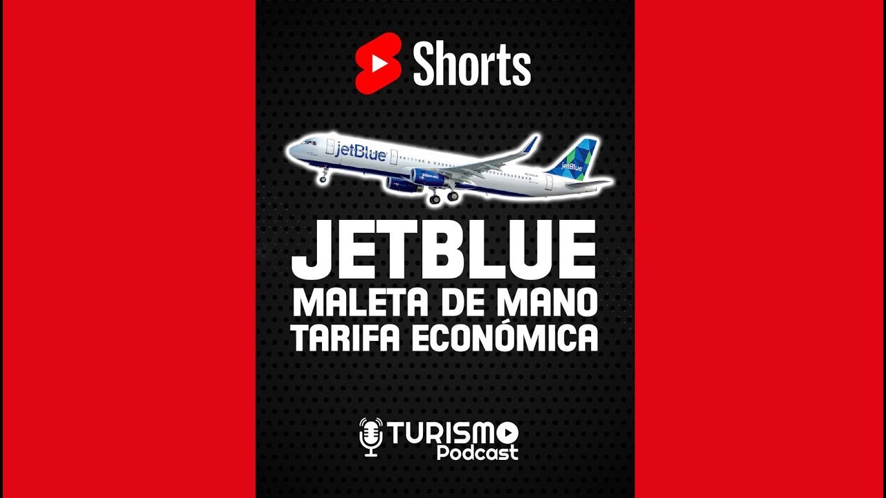 compromiso pubertad Existencia JetBlue elimina la maleta de mano gratuita en la tarifa económica (Turismo  Podcast) - YouTube