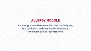 Allergy Module - #75Health EHR & EMR software