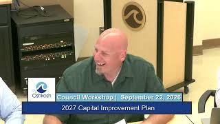 Oshkosh Common Council CIP Workshop 9/22/26 Guide