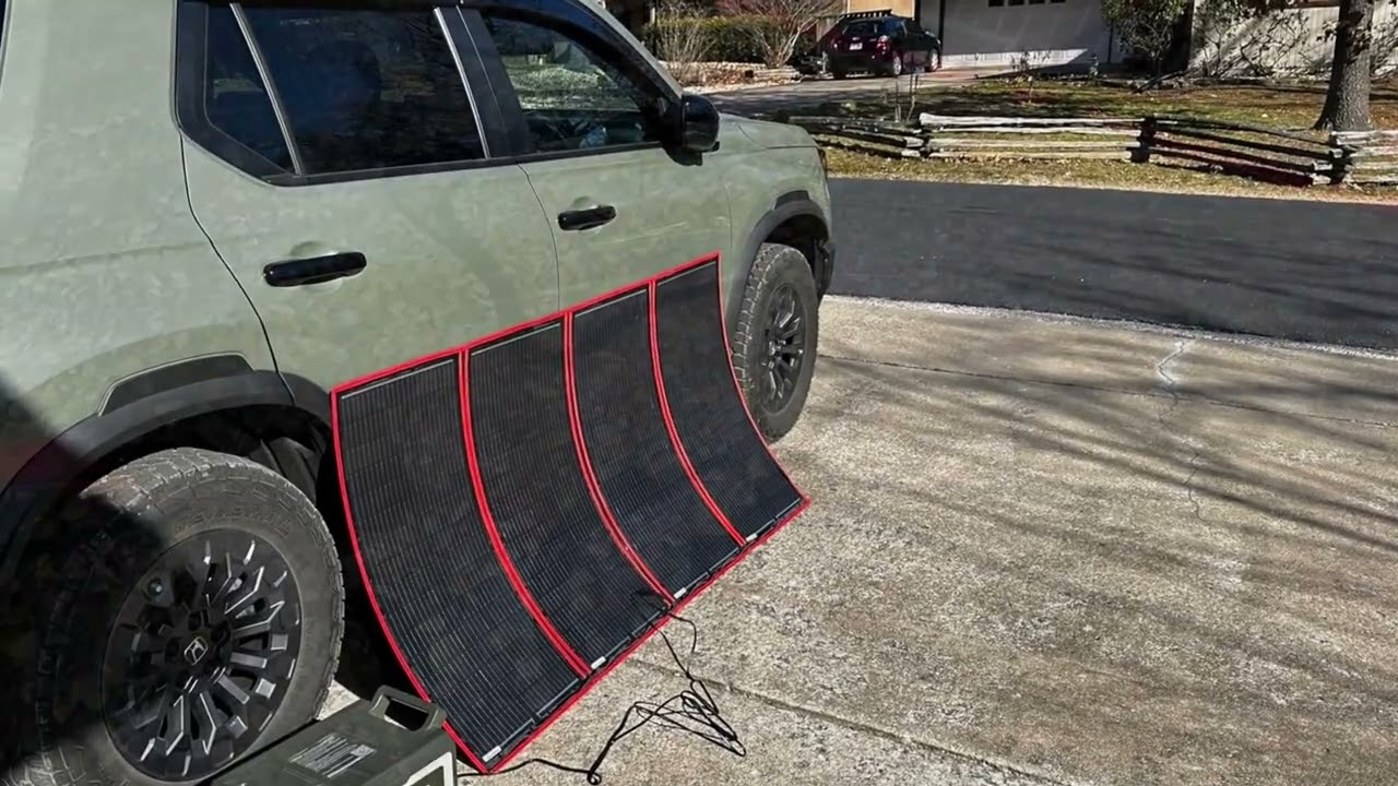 Unlimited Free Power! 🔋 DOKIO 200W Lightweight Folding Solar Panel Review