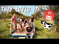 FAMILY FARM DAY! | Triplets LOVED IT!