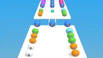 Ball Run 2048 Real Merge ! All Levels Gameplay (1146-1160) android,ios