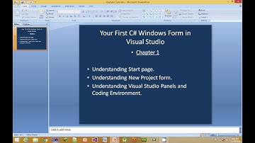 CSharp (C#) Windows Form Application  For beginners, Chapter 1