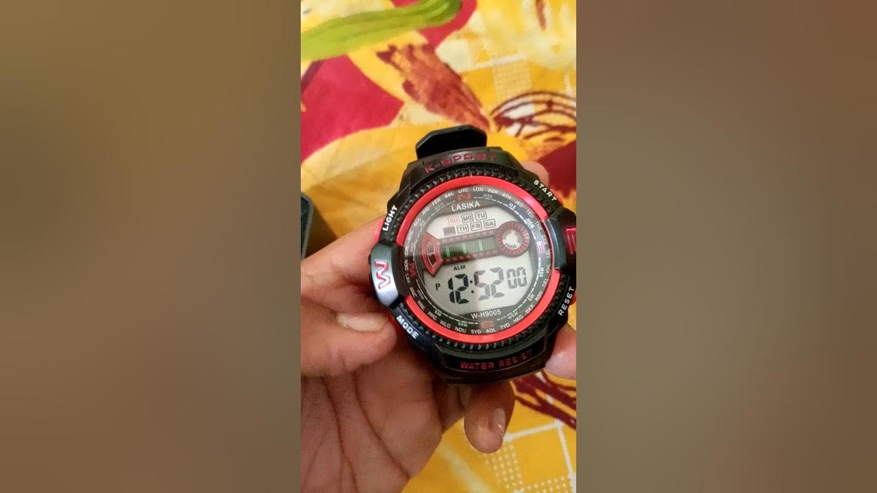 k sport watch system.date month and time. YouTube