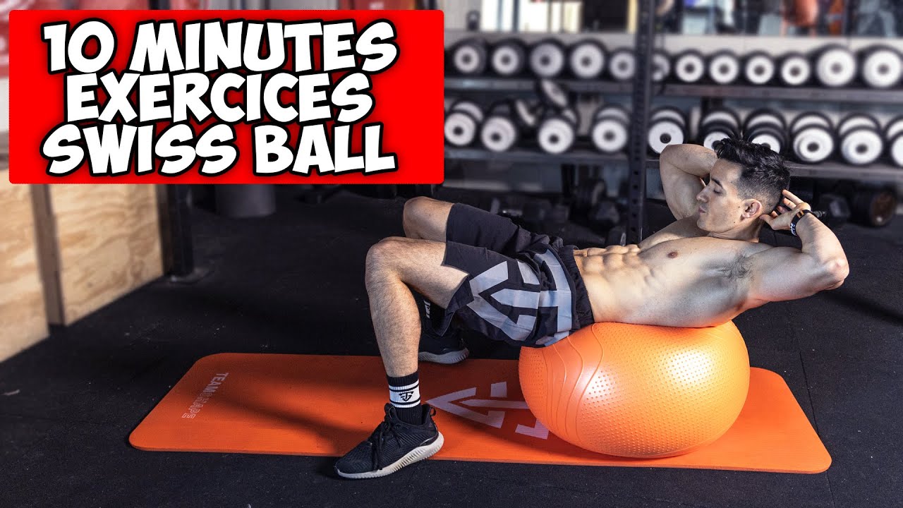 10 MINUTES SWISS BALL EXERCICES ! YouTube