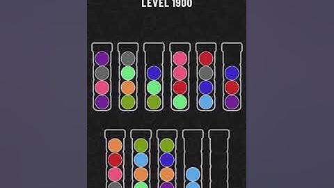 【Ball Sort Puzzle】Level.1900