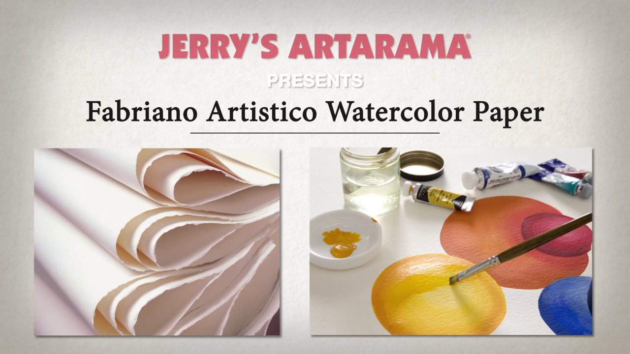 Fabriano Artistico Watercolor Paper - Product Demo 