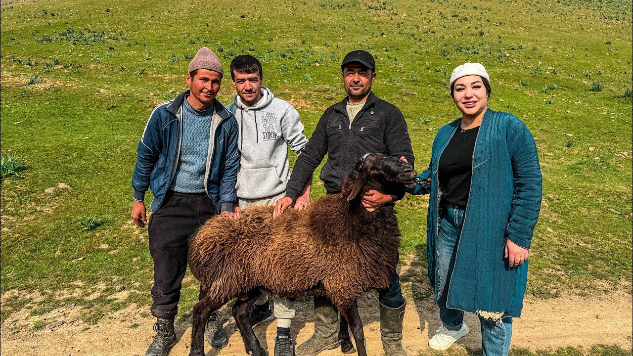 УЗБЕКИСТАН! Будни ПАСТУХОВ в горах! Режем БАРАНА! Варим ШУРПУ, печем ЛЕПЕШКИ! ТАШКЕНТ