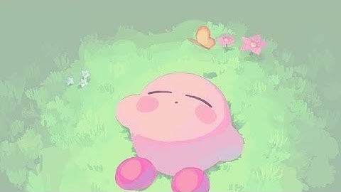 [2h]Relaxing Kirby Music  with Heavy Rain Sounds  🌧 Calm Nintendo Playlistカービィ オルゴール 🌸