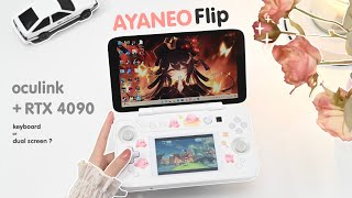 ✨Unboxing the Cutest Nintendo DS-Style Dual-Screen PC + 4090 eGPU! 🌟 Ayaneo Flip DS KB Gameplay 🎮 screenshot 5