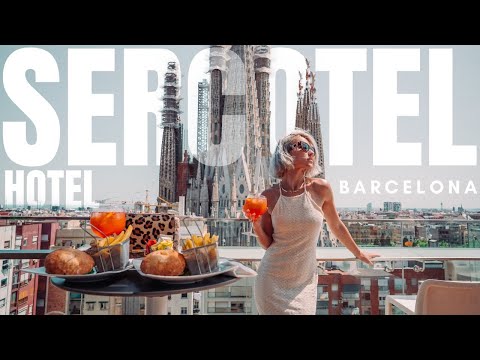 Hotel Sercotel, Best Rooftop View To Sagrada Familia (BARCELONA) | 4k Full Tour