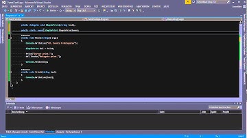 C# basic tutorial: Events and Delegates