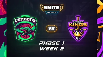 SMITE Pro League Phase 1 Week 2: Jade Dragons vs Camelot Kings