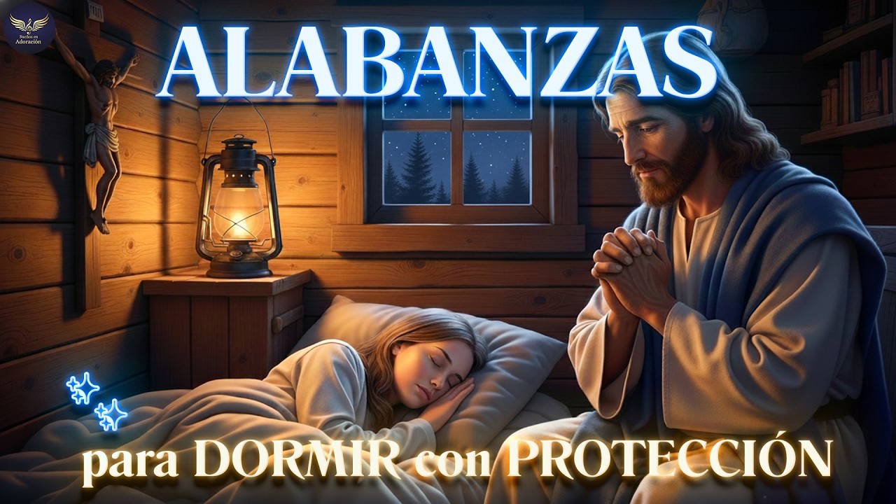 🌙Alabanzas Para Dormir 🙏 Protección Divina Que Calma Temores En La Noche