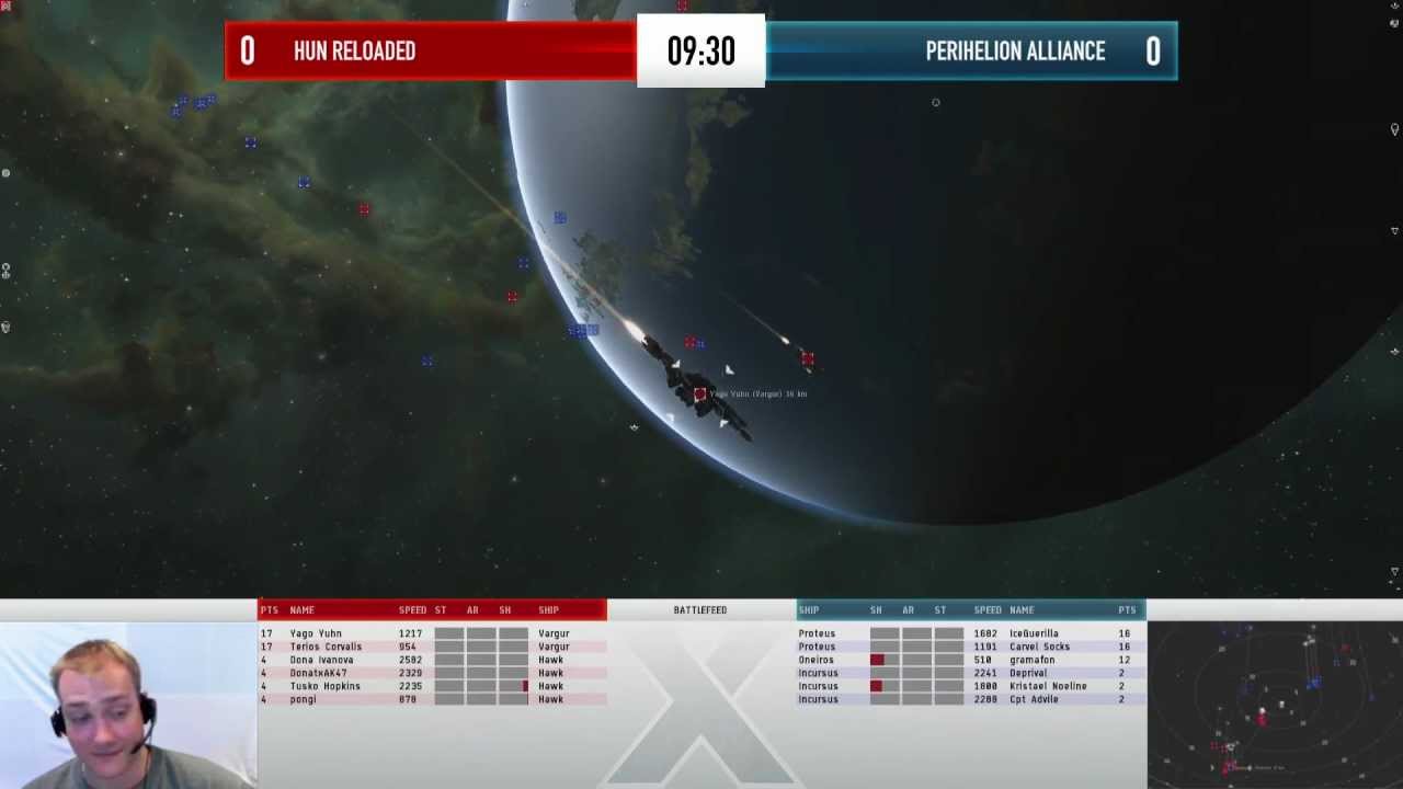 EVE Online - AT10 Day 1 - Hun Reloaded vs Perihelion Alliance