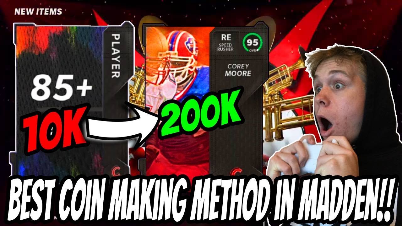 BEST COIN MAKING METHOD IN MADDEN!! 100k+ EVERY TIME!! MADDEN 21