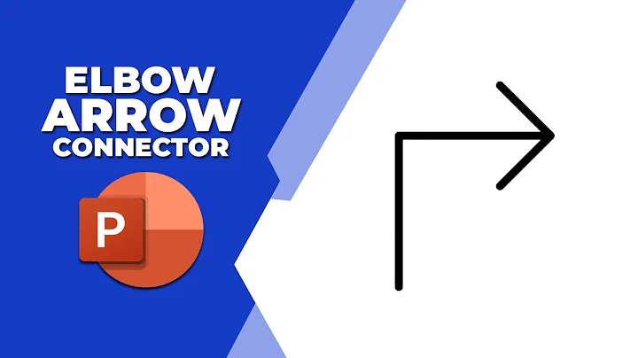 How to insert elbow arrow connector in PowerPoint