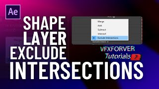 Exclude Intersections | The Shape Layer Option You’ve NEVER Used | Quick Tutorial