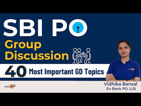 SBI PO 2023 | Most Important GD topics for SBI PO 2023  | By Vidhika Bansal