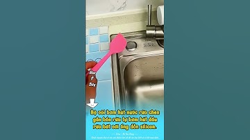 Bộ vòi bơm hút nước rửa chén gắn bồn rửa tự bơm hút dầu rửa bát với ống dẫn silicon dài 1,2m  #bohut