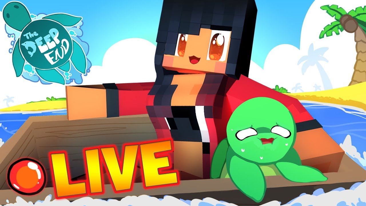 Buried Treasure | The Deep End Minecraft Survival | LIVE STREAM #1 - Streamed live on Jun 1, 2018