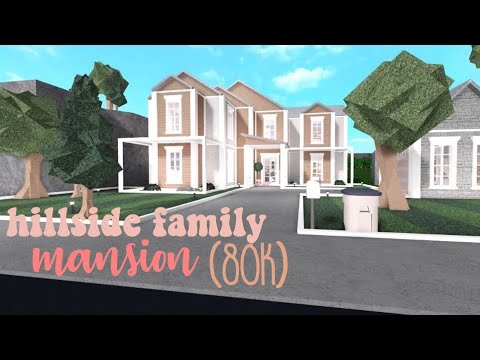 Affordable Hillside Family Mansion (80K) | ROBLOX Bloxburg - YouTube