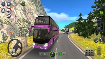 Multiplayer Mountain Road Trip Drive - Bus Simulator Ultimate Gameplay