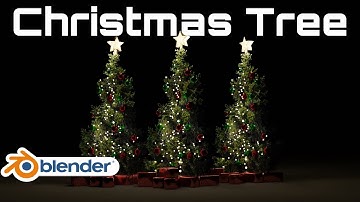 How to easily make a X-MAS tree (Blender Tutorial)