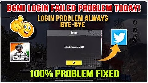 BGMI Twitter Login Problem 100% Fix- "Signature Does Not Match the Request"Error on iPhone