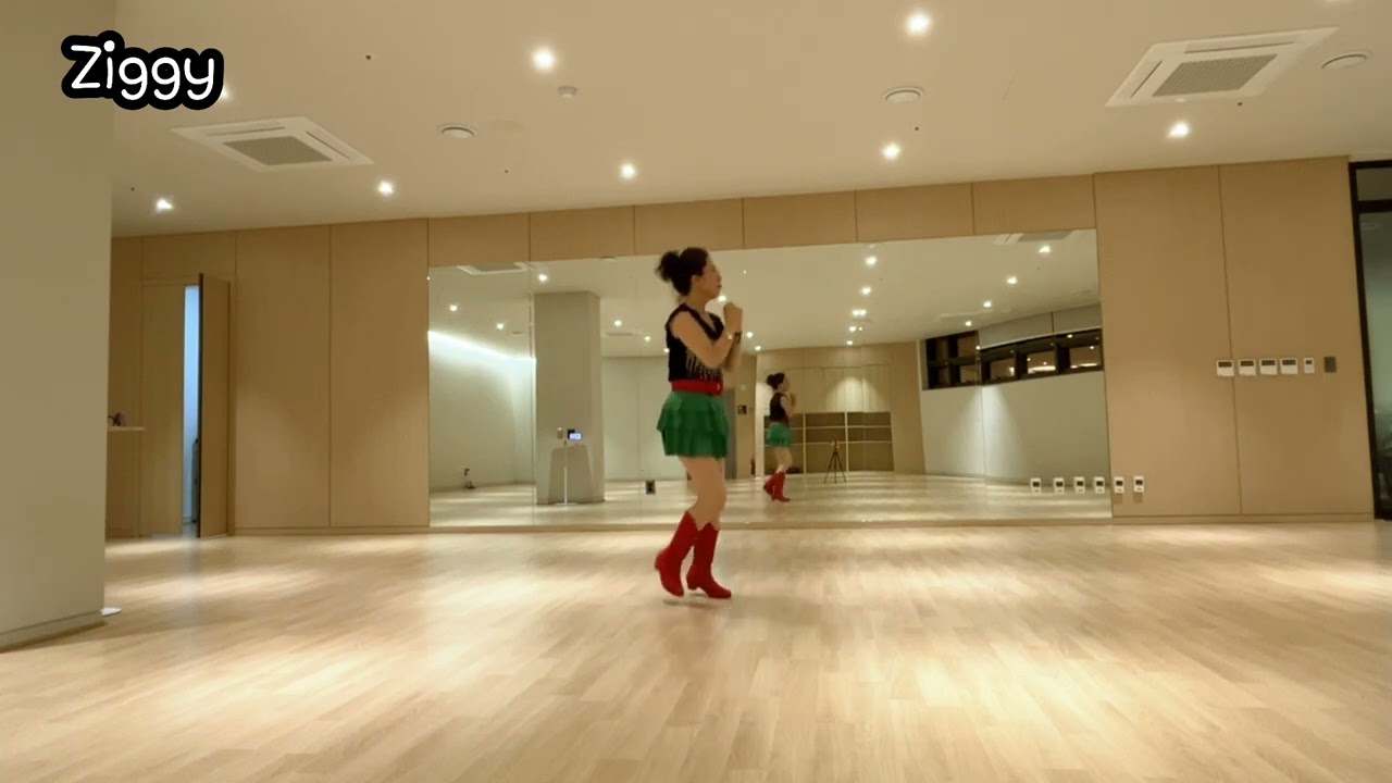 (왕초급)Ziggy Line Dance /Absolute Beginner / 32C4W /                                1 Tag, No Restarts