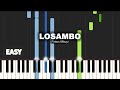 Fiston Mbuyi - Losambo | EASY PIANO TUTORIAL BY Extreme Midi