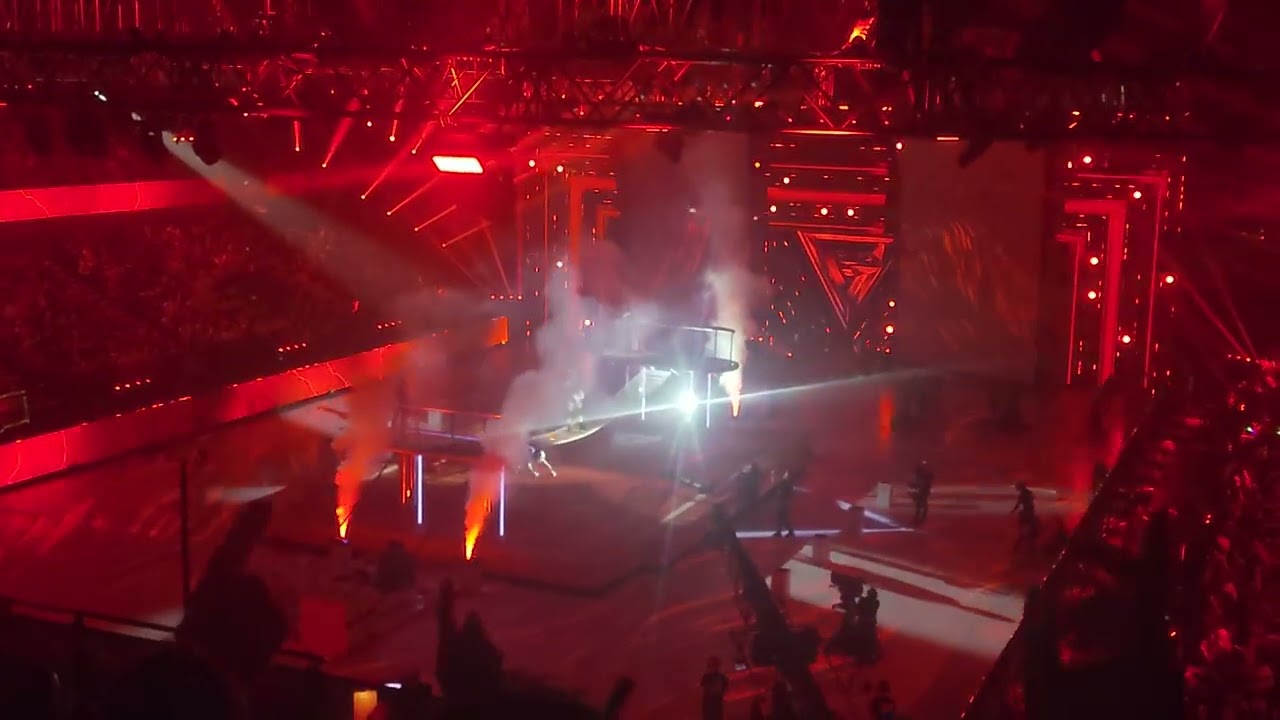 Gladiators at Sheffield Arena Sunday 3rd August 2025 Suspension Bridge!