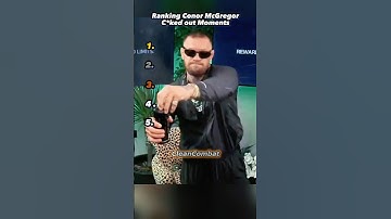 Ranking Conor McGregor C*ked OUT MOMENTS! 🧂👃 #shorts