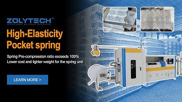 Boost Your Mattress Production with the High Compression Ratio Pocket Spring Machine