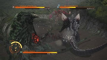 GODZILLA PS4 - Online Battles: Biollante vs. Destroyah vs. SpaceGodzilla