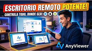 El MEJOR Escritorio Remoto GRATIS: AnyViewer (Windows, Mac y Android) 🚀