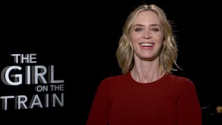 THE GIRL ON THE TRAIN interviews - Emily Blunt, Justin Theroux, Haley Bennett, Luke Evans, Ramirez