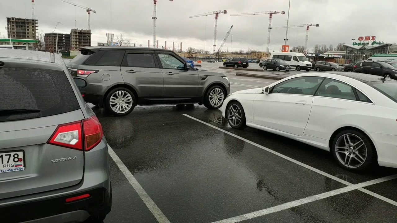 Перпендикулярная парковка. - YouTube
