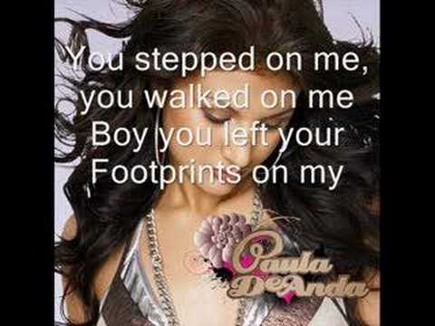 Paula DeAnda - Foot Print On My Heart accordi