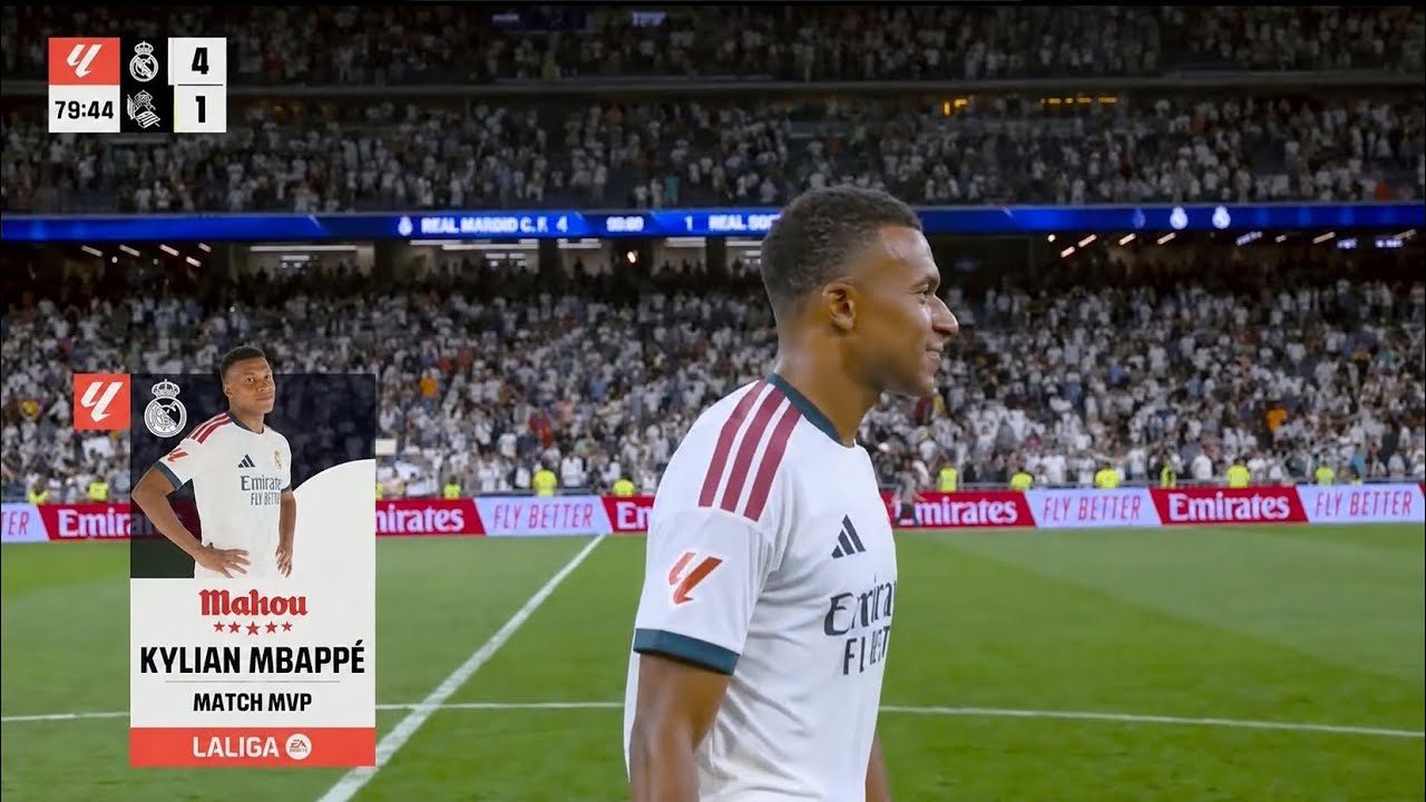 La Liga 2026/27: Real Madrid vs Real Sociedad Highlights 4-1 | Mbappé Hat-Trick, Vinícius Goal Today