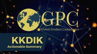 KKDIK (Turkey REACH) Actionable Summary