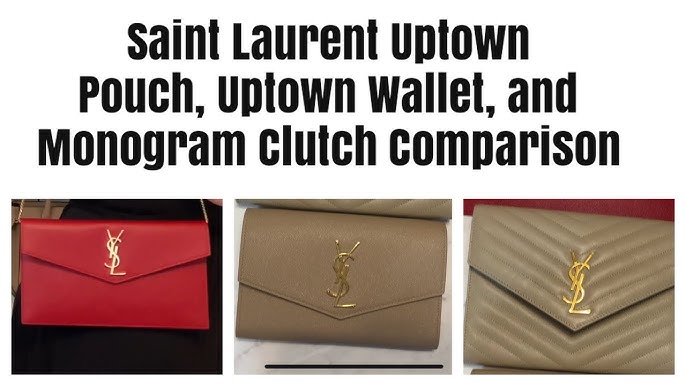 YSL Uptown Pouch Clutch Review - One Year Later - Sandra Skaar