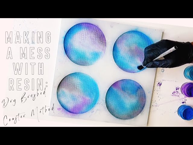 HOW TO brush mica powder into a silicone mould 