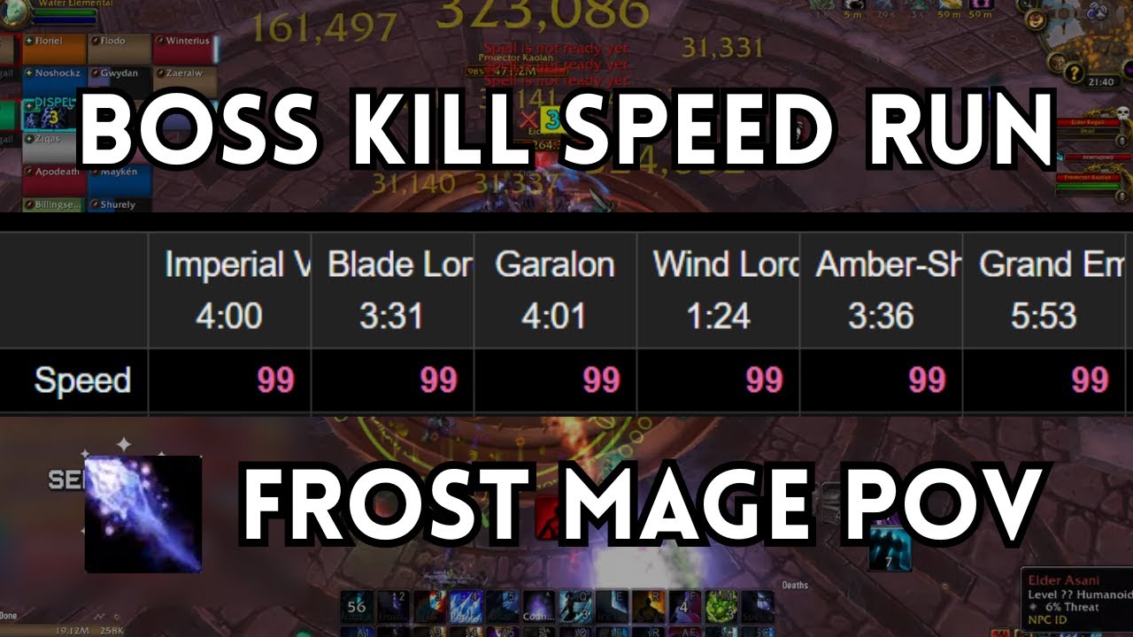 Frost got buffed! - Boss Kill Speed Run: Hof & ToES [MoP]