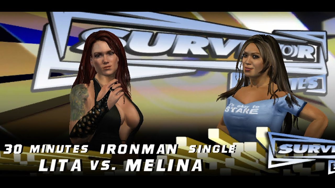 WWE Smackdown vs RAW 2007 Xbox 360 (Lita vs Melina) Ironman Match